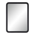Nolana 40" Tall Rectangular Mirror, Textured Matte Black
