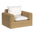 Playa Oversized Club Chair in Soothe Pearl w/ Flange Welt