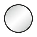 Timo 40.5" H x 40.5" W Wall Mirror, Matte Black