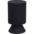 Oloria Indoor Iron Stool, Matte Black