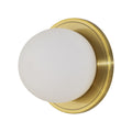 Hugos 6.5" Length Wall Sconce, Etched White