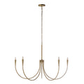 Luzon 90" Height Ceiling Fixture, Plated Dark Antique Brushed Brass