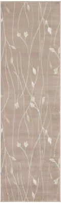 Grafix Beige Modern Polypropylene Area Rug