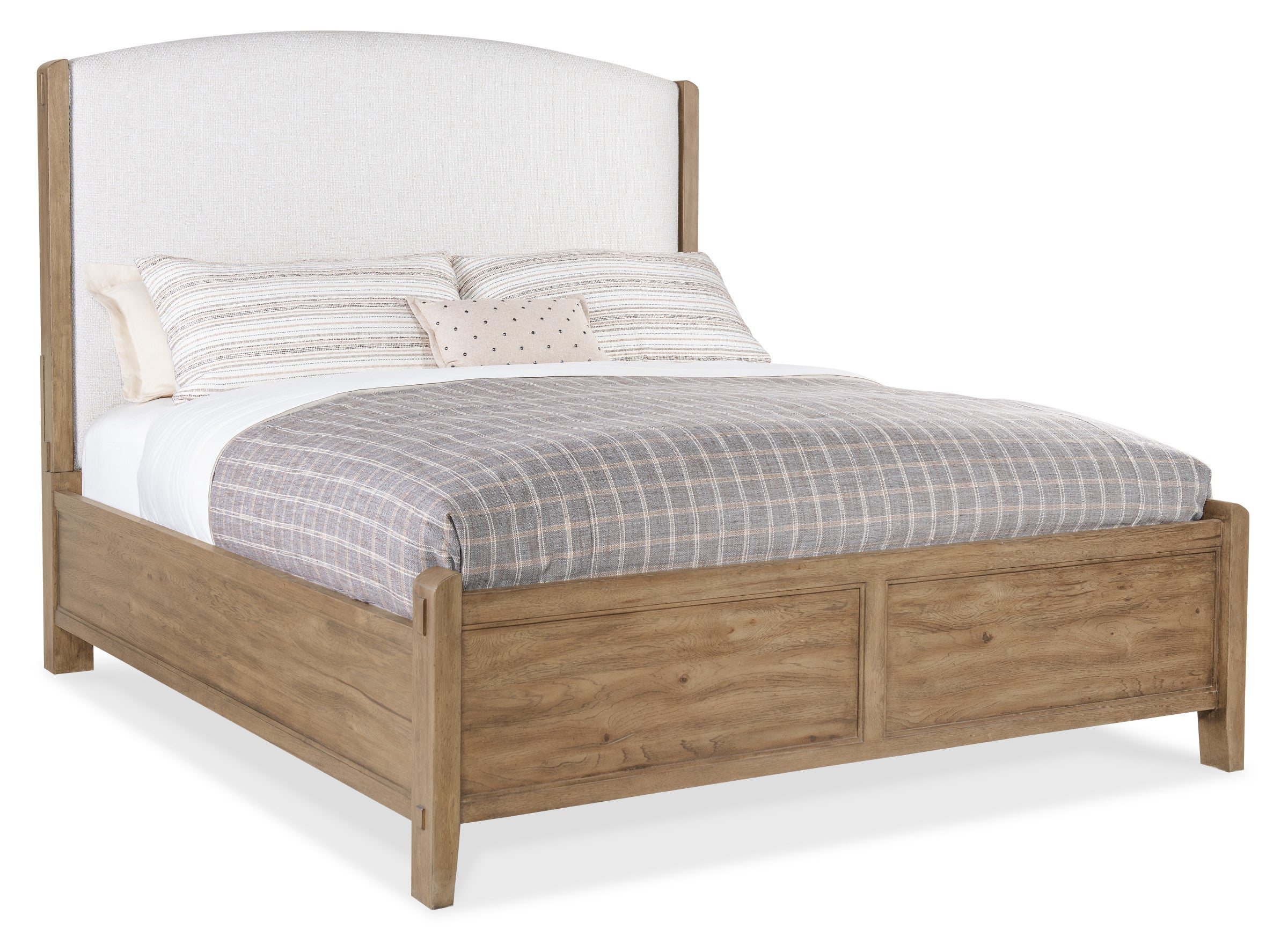 Vineyard Row Upholstered Bed - California King