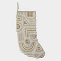 Geometric Gold Polygon Stocking