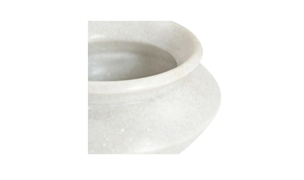 Romano Vessel White Marble