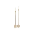 Chambers Floor Candle Holder, (2 Piece Set)
