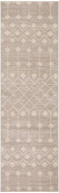Grafix Beige Bohemian Polypropylene Area Rug
