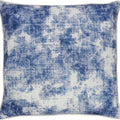 Skye 22 X 22 Outdoor Pillow, Denim Blue/ White