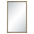 Khaya 35" H x 22" W Wall Mirror, Yellow