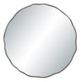 Cerro 30" H x 30" W Wall Mirror, Silver