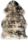 Sheepskin Collection Ivory/Smoke Grey
