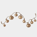Grandeur Sleigh Bell Garland – 72" Festive Holiday Decor
