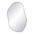 Jane 45.25" Tall Irregular Wall Mirror, Black