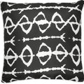 Midland 22 X 22 Outdoor Pillow, Slate Grey/ White