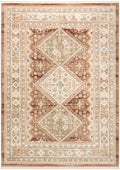 Pardis Rust Vintage Polypropylene Area Rug