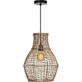 Nahanni 18.9" Length Ceiling Fixture, Brown