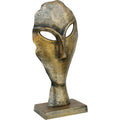 Fielden Indoor Aluminum Statue, Antique Brass
