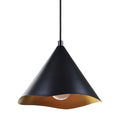 Cinder 9.25" Length Ceiling Fixture, Matte Black