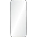 Delphinus 46" Tall Rectangle Wall Mirror, Grey