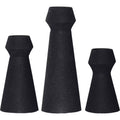 Granfeld Indoor Iron Vase, Matte Black