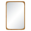 Scisto 36" H x 24" W Wall Mirror, Beige