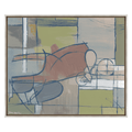Figure in Red Chair