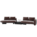 Overlap Dark Bumper Sectional Set