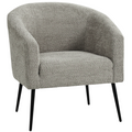 George Boucle Armchair in Grey