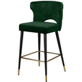 Kelly Velvet Upholstered Counter Stool Set