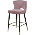 Kelly Velvet Upholstered Counter Stool Set