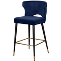Kelly Velvet Upholstered Counter Stool Set