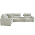Leonardo Power Sectional with Speaker and Fridge