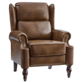 Arnold Genuine Leather Manual Recliner