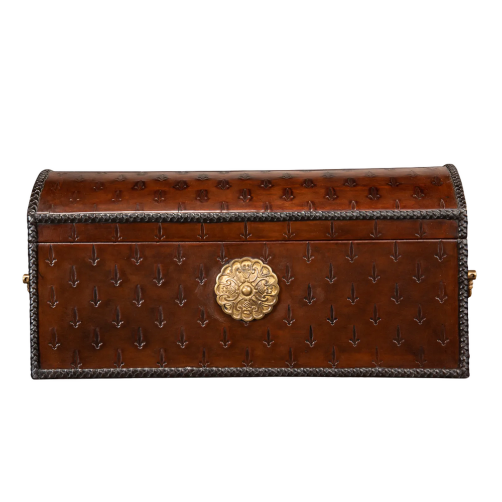 Baron's Leather Box in Oxblood