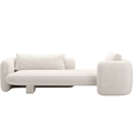 Overlap Chaise Bench