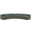 Avanti 182.5" Chenille Fabric Upholstered 2pc. Modular Sectional
