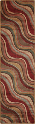 Somerset Multicolor Modern Polyester Area Rug