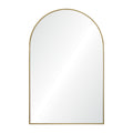 Durness 36" Tall Arch Wall Mirror, Yellow
