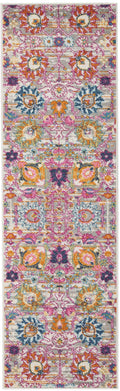 Passion Silver Bohemian Polypropylene Area Rug