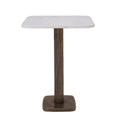 Allard Indoor Cast Aluminum Side Table, Antique Brass