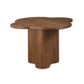 Mesa Clover-Shaped Walnut Dining Table