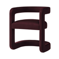 Winslow Barrel Chair in Mulberry
