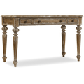 Chatelet Writing Desk in Amber with Leather Surface