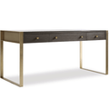 Curata Writing Desk in Midnight White Oak with Brushed Brass