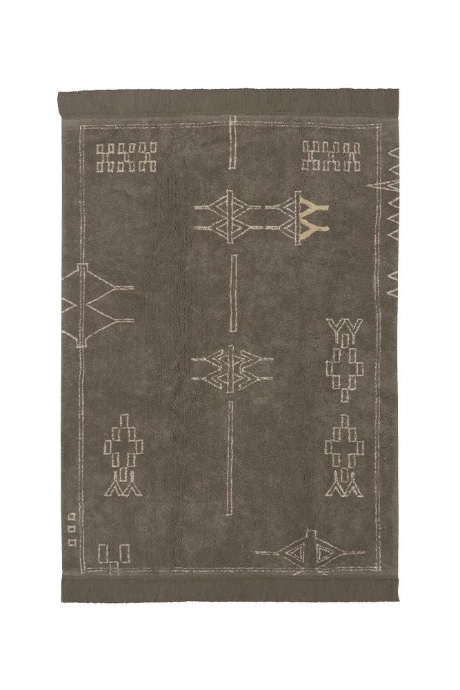 Nomad Kerman Brown Washable Rug