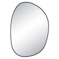 Bozeman 42" Tall Oval Wall Mirror, Black