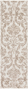 Jubilant Ivory Beige Vintage Polypropylene Area Rug