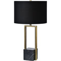 Arla 27.75" Length Table Lamp, Antique Brass