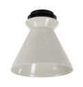 Sebastian 12.25" 1-Light Flush Mount, Crackel White